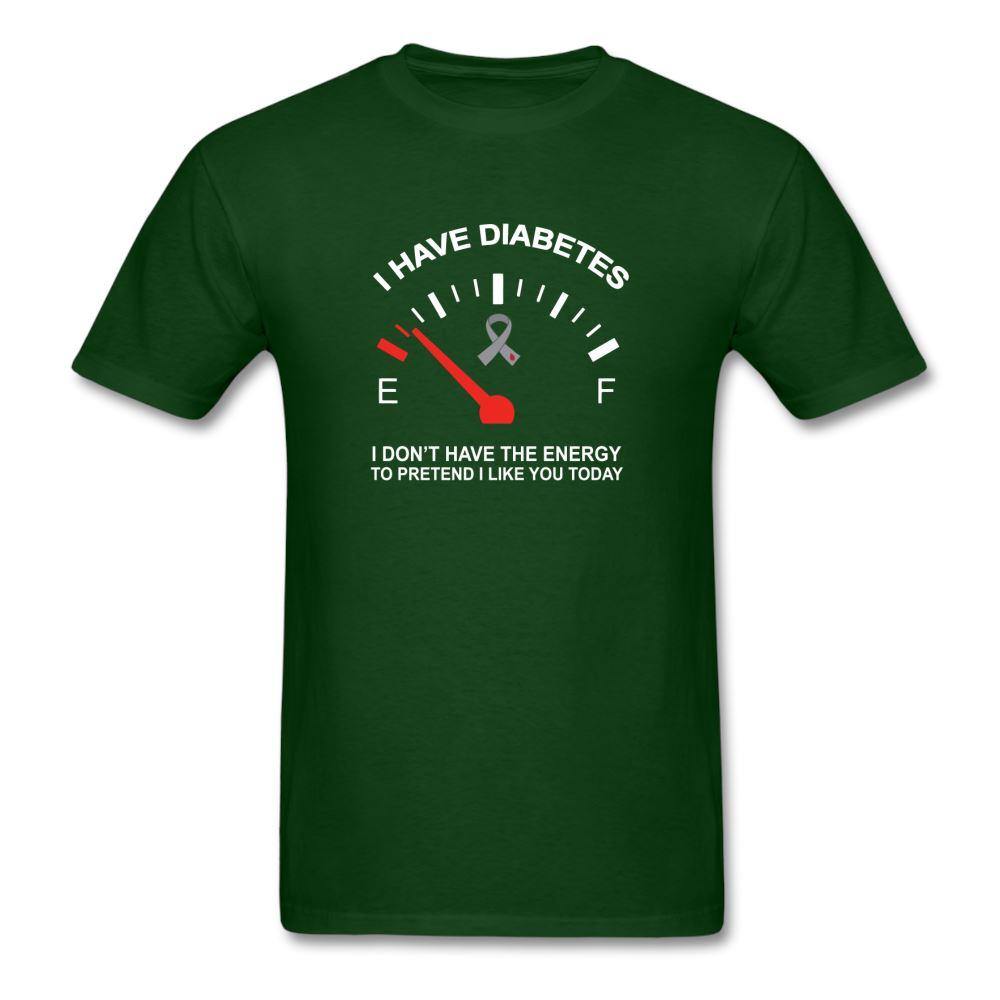 I have Diabetes I Don't Have Energy To Pretend Today Classic T-Shirt - forest green