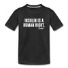 Load image into Gallery viewer, Insulin Is A Human Right I Am More Than Highs &amp; Lows Kids&#39; Premium T-Shirt - black