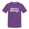 Load image into Gallery viewer, Insulin Is A Human Right I Am More Than Highs &amp; Lows Kids&#39; Premium T-Shirt - purple