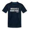 Load image into Gallery viewer, Insulin Is A Human Right I Am More Than Highs &amp; Lows Kids&#39; Premium T-Shirt - deep navy