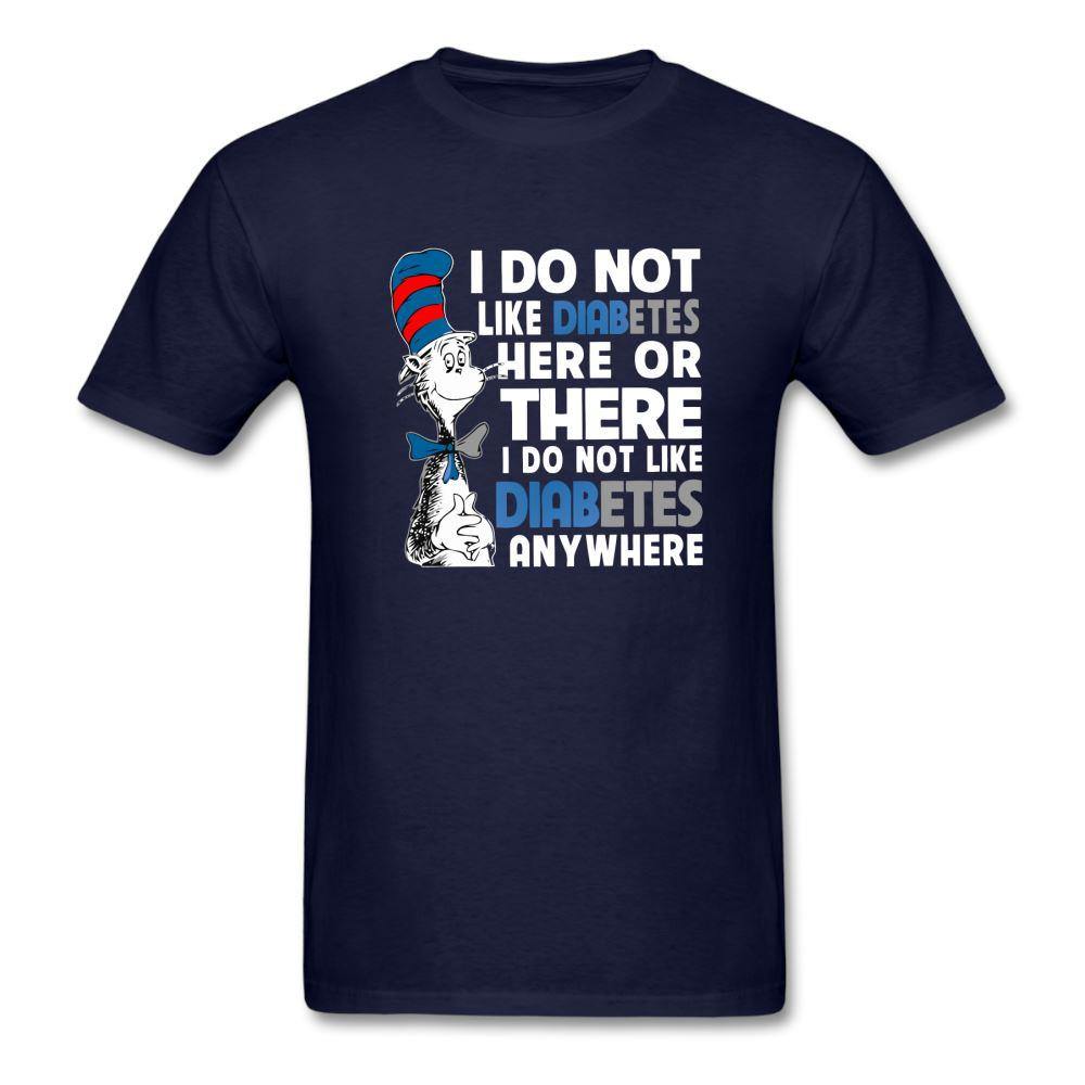 Funny Diabetic Humor Awareness Softstyle Unisex T-Shirt - navy