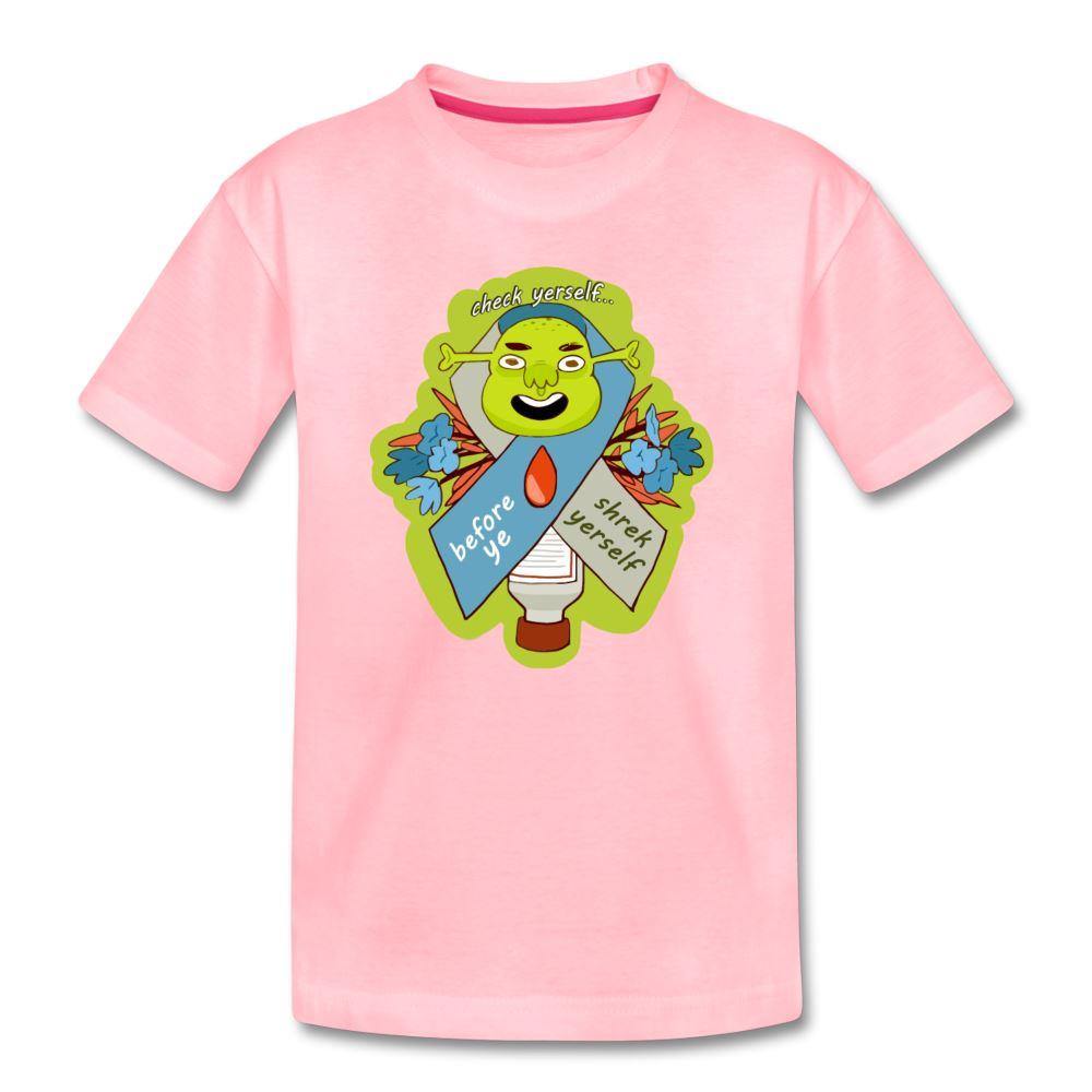 Check Yerself kids diabetes humor youth T-shirt
