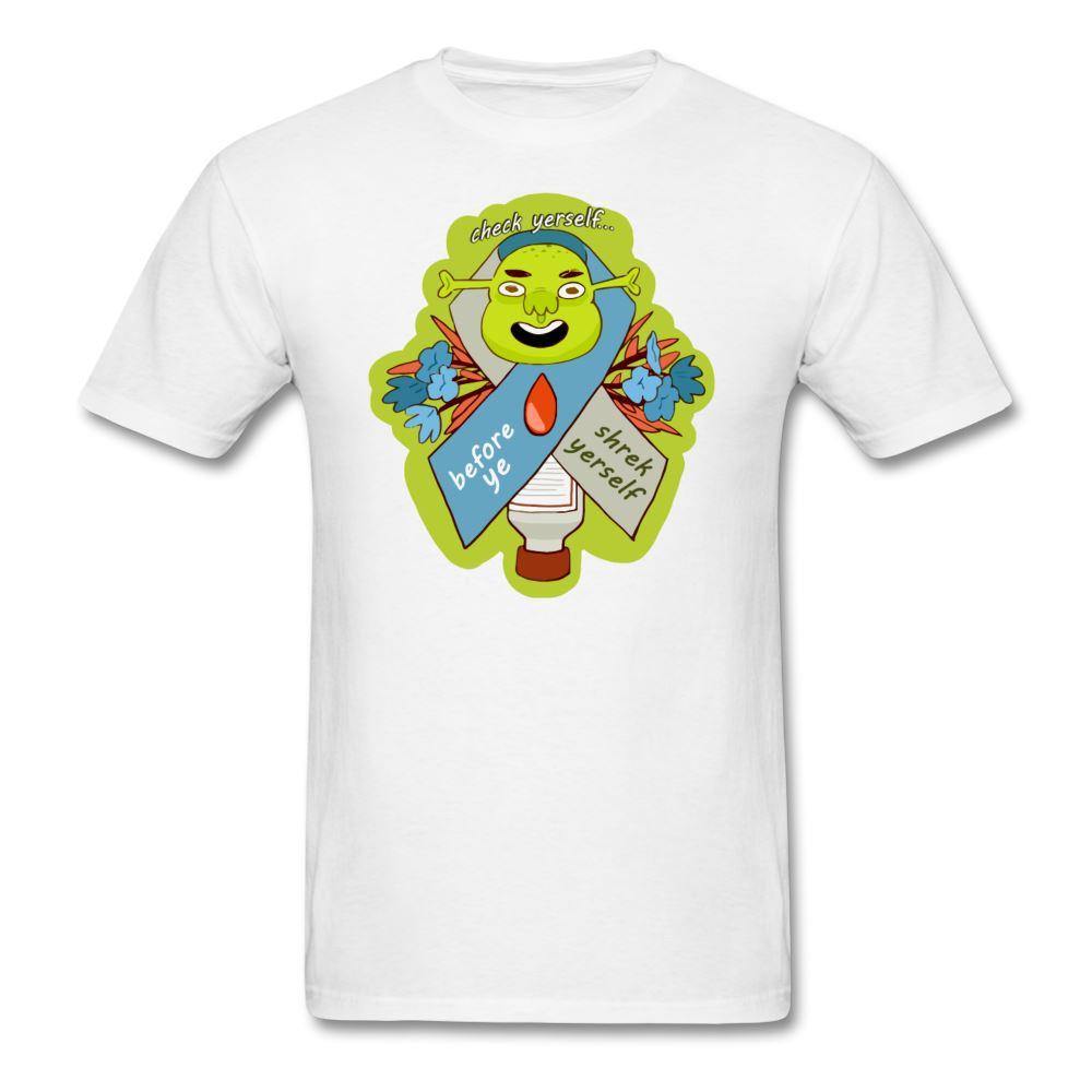 Check Yerself / Shrek Yerself Diabetes Humor Unisex T-Shirt - adult, adult t-shirt, customizable, diabetes, Diabetes awa, diabetic, Men, shrek, shrek yerself, SPOD, Sportswear, T-Shirts, Tee, Workwear