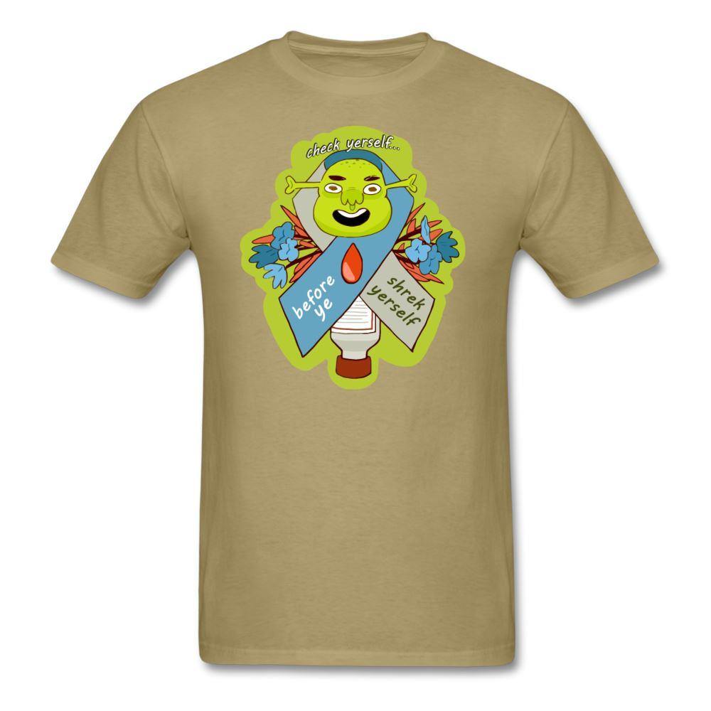 Check Yerself / Shrek Yerself Diabetes Humor Unisex T-Shirt - adult, adult t-shirt, customizable, diabetes, Diabetes awa, diabetic, Men, shrek, shrek yerself, SPOD, Sportswear, T-Shirts, Tee, Workwear