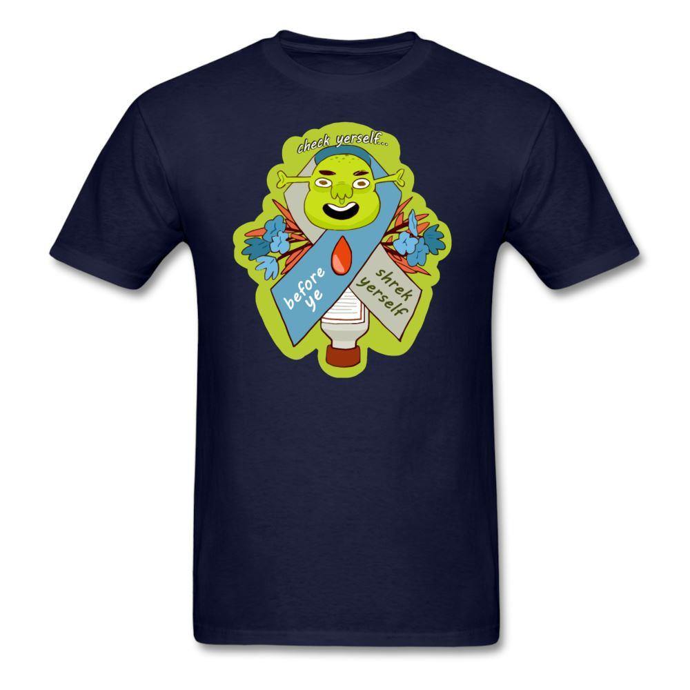Check Yerself / Shrek Yerself Diabetes Humor Unisex T-Shirt - adult, adult t-shirt, customizable, diabetes, Diabetes awa, diabetic, Men, shrek, shrek yerself, SPOD, Sportswear, T-Shirts, Tee, Workwear