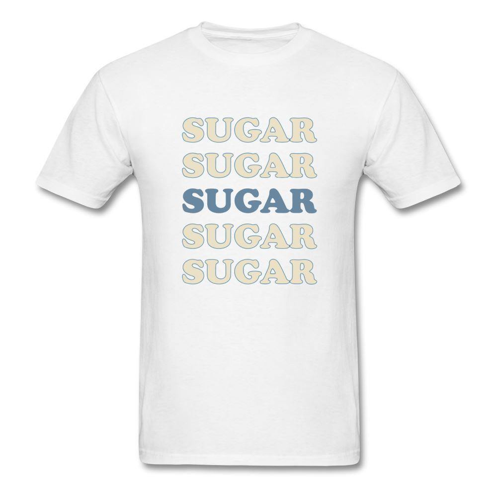 Hey Sugar Sugar Diabetes Awareness Adult Unisex T-Shirt - white