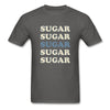 Hey Sugar Sugar Diabetes Awareness Adult Unisex T-Shirt - charcoal