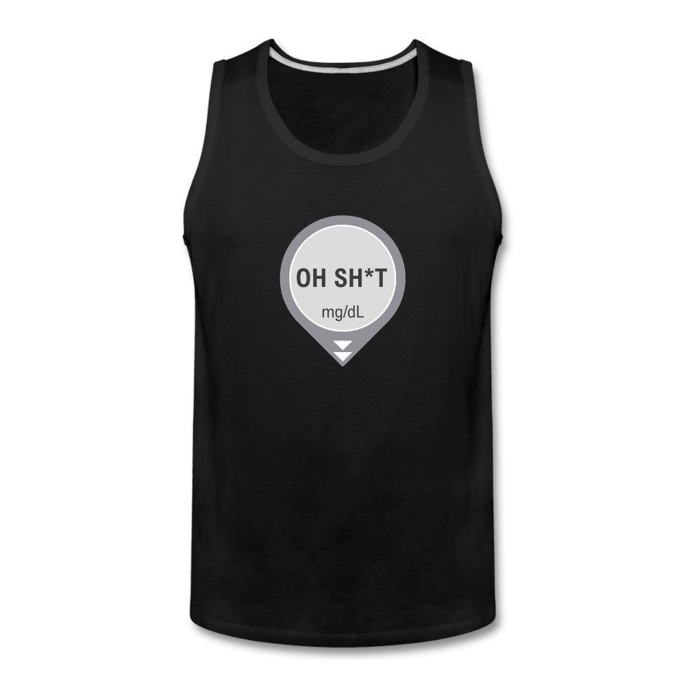 DEXCOM Oh Sh*t Crash Alert Humor Tank Top - adult t-shirt, crash alert, dexcom, funny, humor, low glucose, Men, oh crap, oh sh*t, oh shit, shirt, SPOD, Sportswear, t-shirt, Tank Tops