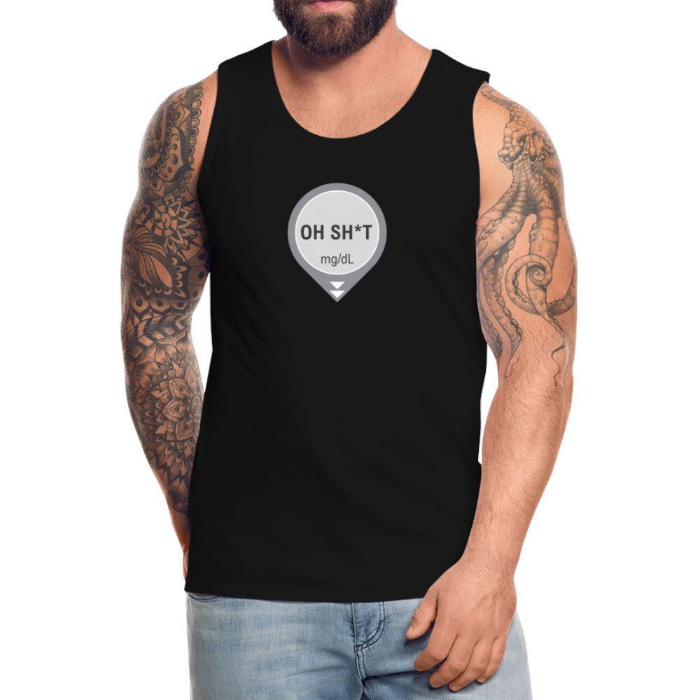 DEXCOM Oh Sh*t Crash Alert Humor Tank Top - adult t-shirt, crash alert, dexcom, funny, humor, low glucose, Men, oh crap, oh sh*t, oh shit, shirt, SPOD, Sportswear, t-shirt, Tank Tops