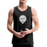 DEXCOM Oh Sh*t Crash Alert Humor Tank Top - adult t-shirt, crash alert, dexcom, funny, humor, low glucose, Men, oh crap, oh sh*t, oh shit, shirt, SPOD, Sportswear, t-shirt, Tank Tops