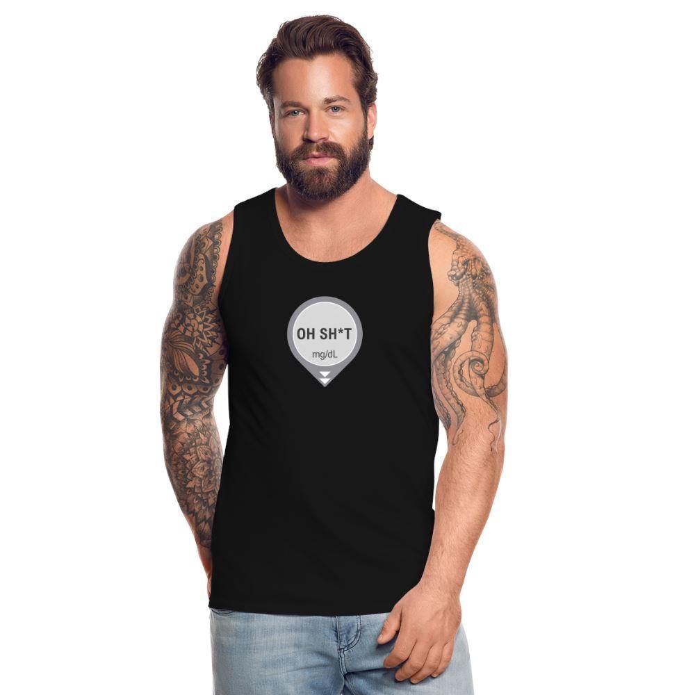 DEXCOM Oh Sh*t Crash Alert Humor Tank Top - adult t-shirt, crash alert, dexcom, funny, humor, low glucose, Men, oh crap, oh sh*t, oh shit, shirt, SPOD, Sportswear, t-shirt, Tank Tops