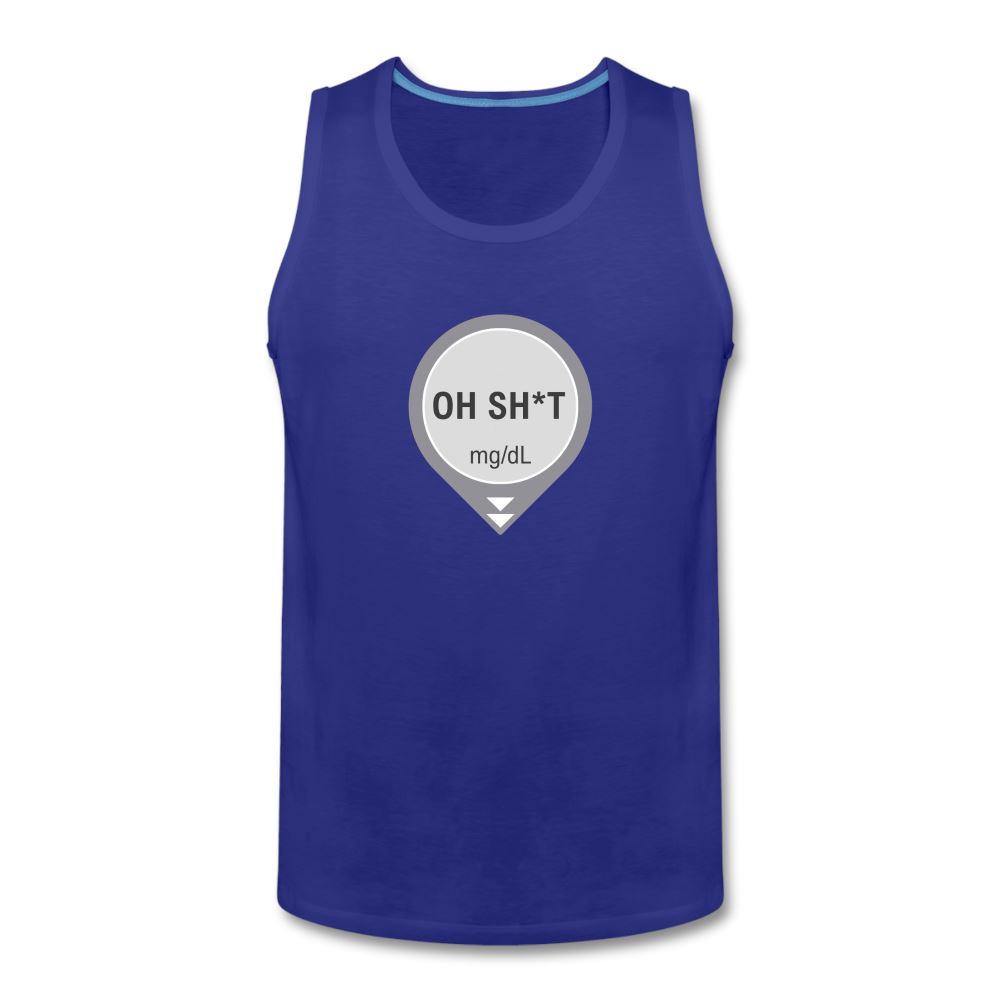 DEXCOM Oh Sh*t Crash Alert Humor Tank Top - adult t-shirt, crash alert, dexcom, funny, humor, low glucose, Men, oh crap, oh sh*t, oh shit, shirt, SPOD, Sportswear, t-shirt, Tank Tops