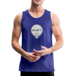 DEXCOM Oh Sh*t Crash Alert Humor Tank Top - adult t-shirt, crash alert, dexcom, funny, humor, low glucose, Men, oh crap, oh sh*t, oh shit, shirt, SPOD, Sportswear, t-shirt, Tank Tops