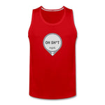 DEXCOM Oh Sh*t Crash Alert Humor Tank Top - adult t-shirt, crash alert, dexcom, funny, humor, low glucose, Men, oh crap, oh sh*t, oh shit, shirt, SPOD, Sportswear, t-shirt, Tank Tops