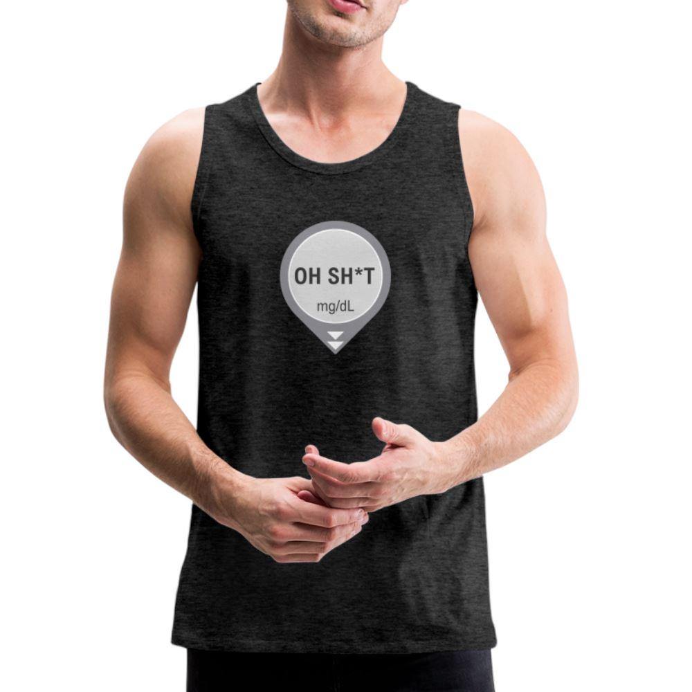 DEXCOM Oh Sh*t Crash Alert Humor Tank Top - adult t-shirt, crash alert, dexcom, funny, humor, low glucose, Men, oh crap, oh sh*t, oh shit, shirt, SPOD, Sportswear, t-shirt, Tank Tops
