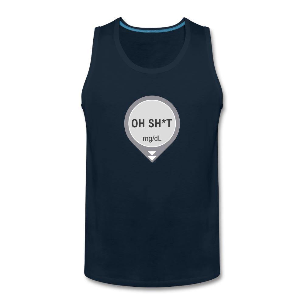 DEXCOM Oh Sh*t Crash Alert Humor Tank Top - adult t-shirt, crash alert, dexcom, funny, humor, low glucose, Men, oh crap, oh sh*t, oh shit, shirt, SPOD, Sportswear, t-shirt, Tank Tops