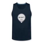 DEXCOM Oh Sh*t Crash Alert Humor Tank Top - adult t-shirt, crash alert, dexcom, funny, humor, low glucose, Men, oh crap, oh sh*t, oh shit, shirt, SPOD, Sportswear, t-shirt, Tank Tops