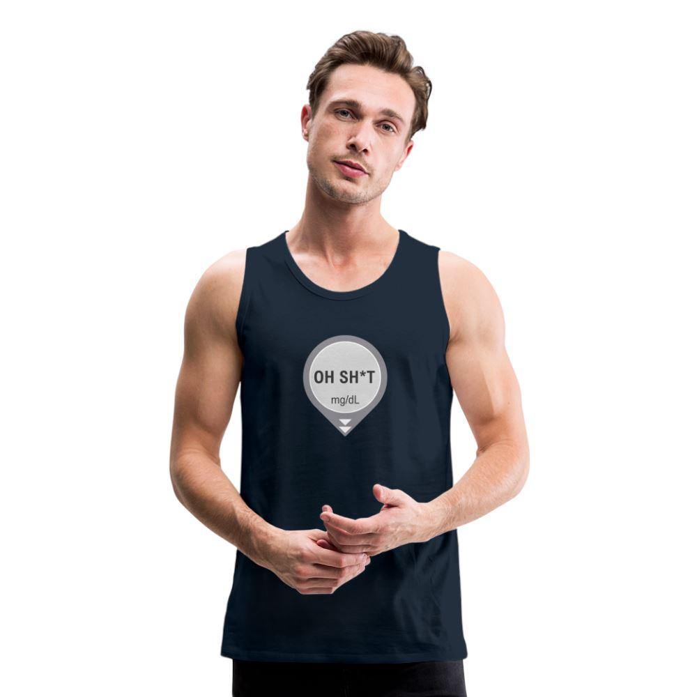 DEXCOM Oh Sh*t Crash Alert Humor Tank Top - adult t-shirt, crash alert, dexcom, funny, humor, low glucose, Men, oh crap, oh sh*t, oh shit, shirt, SPOD, Sportswear, t-shirt, Tank Tops