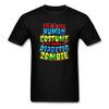 Load image into Gallery viewer, Human Costume Diabetic Zombie T-Shirt Halloween Humor : Unisex Tee Shirt - black