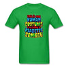 Human Costume Diabetic Zombie T-Shirt Halloween Humor : Unisex Tee Shirt - bright green