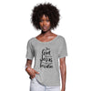 Load image into Gallery viewer, This Girl Runs On Jesus &amp; Insulin Women’s Flowy Comfort T-Shirt - heather grey