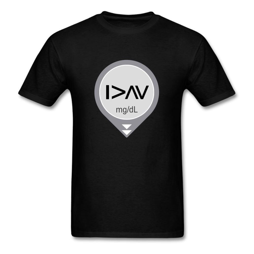 More Than Just Highs & Lows : T1D Awareness Unisex Classic T-Shirt | Fruit of the Loom 3930 SPOD black S 
